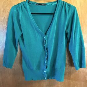 Maurices 3/4 sleeve button down sweater
